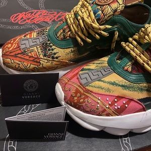 Versace chain reaction sneakers